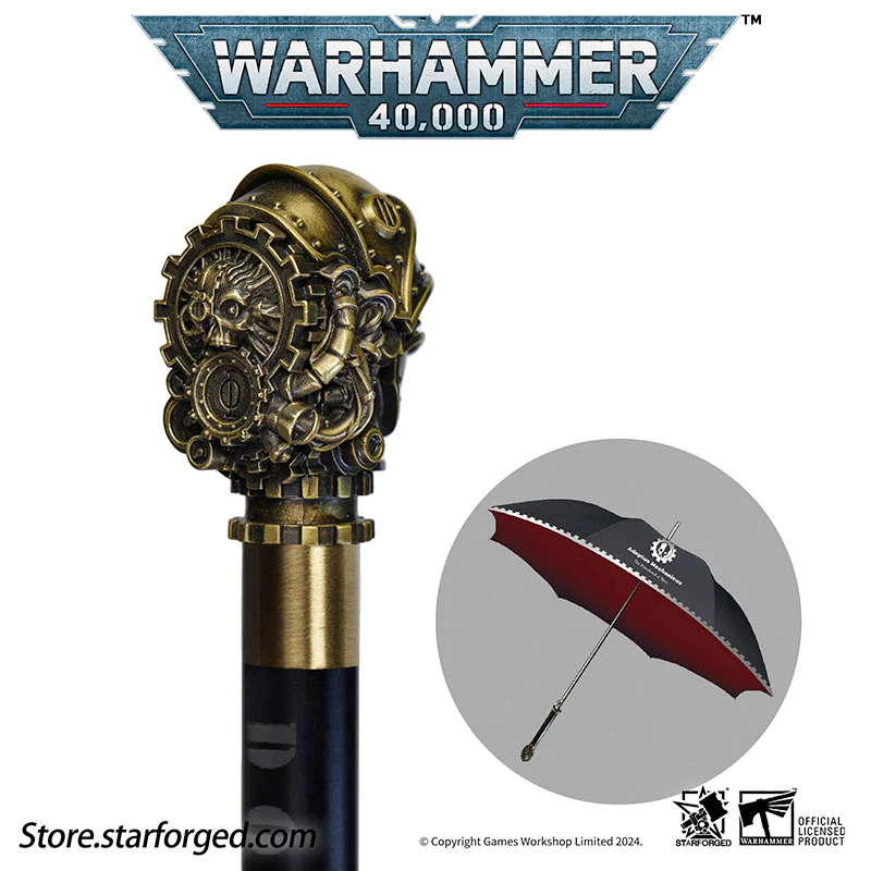 (STARFORGED) Omnissian Staff Themed Umbrella-1738323264-DDhqb.webp