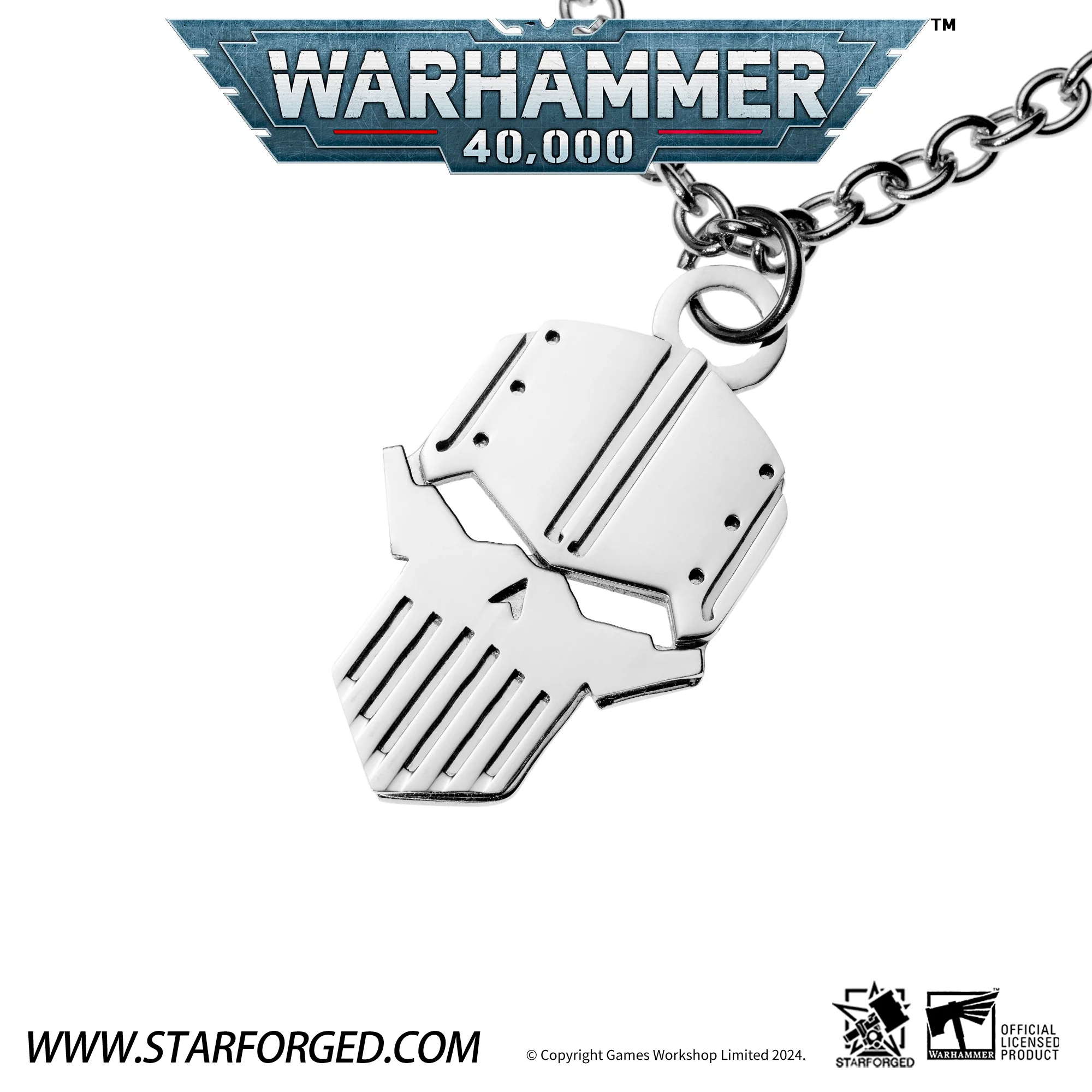 (STARFORGED) Iron Warriors Pendant (Stainless Steel Chain)-1738348667-eGHRX.webp