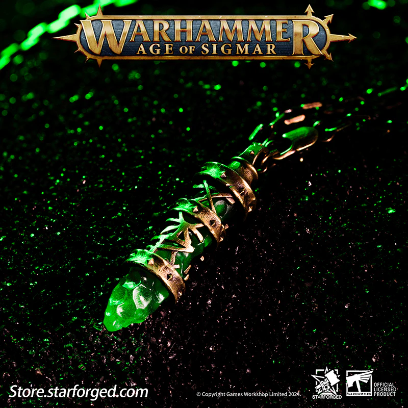 (STARFORGED) Skaven Warpstone Pendant (Steel Chain)-1738350218-UZwc0.webp