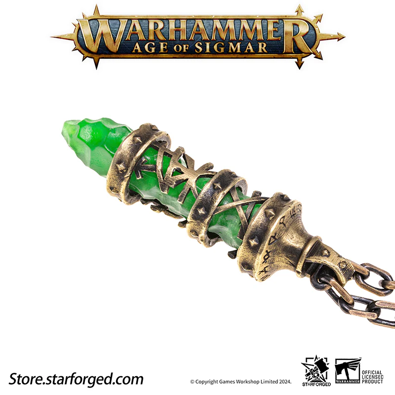 (STARFORGED) Skaven Warpstone Pendant (Steel Chain)-1738350220-UYLuH.webp