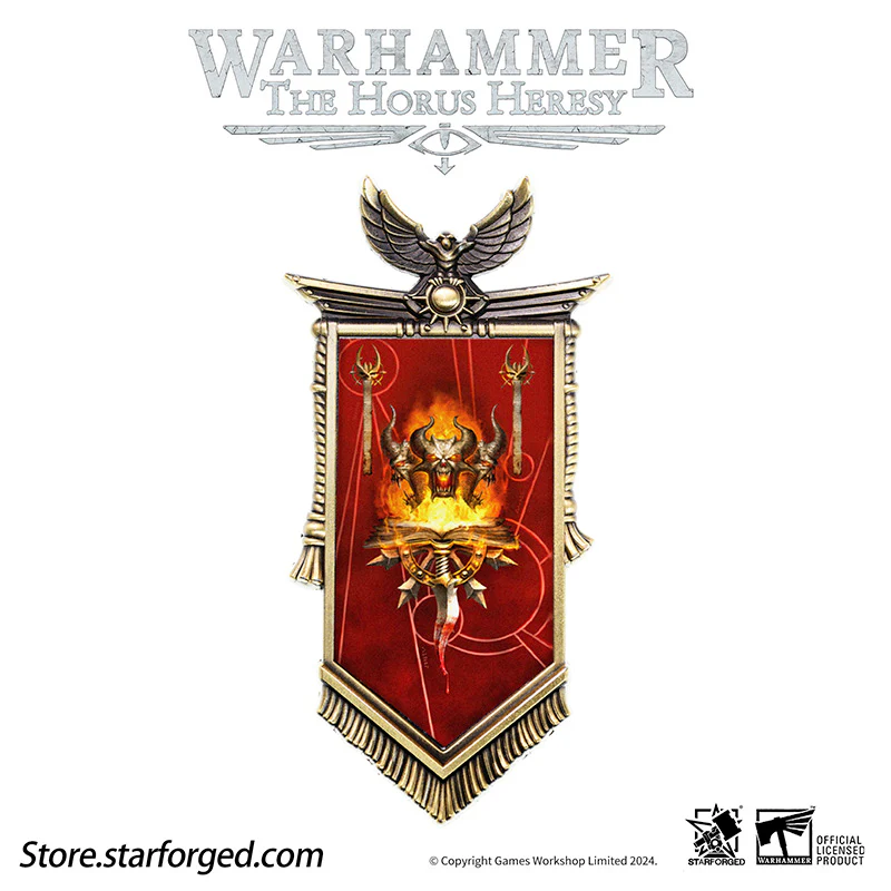 (STARFORGED) The Horus Heresy Legion Banner Magnet: World Bearers 1