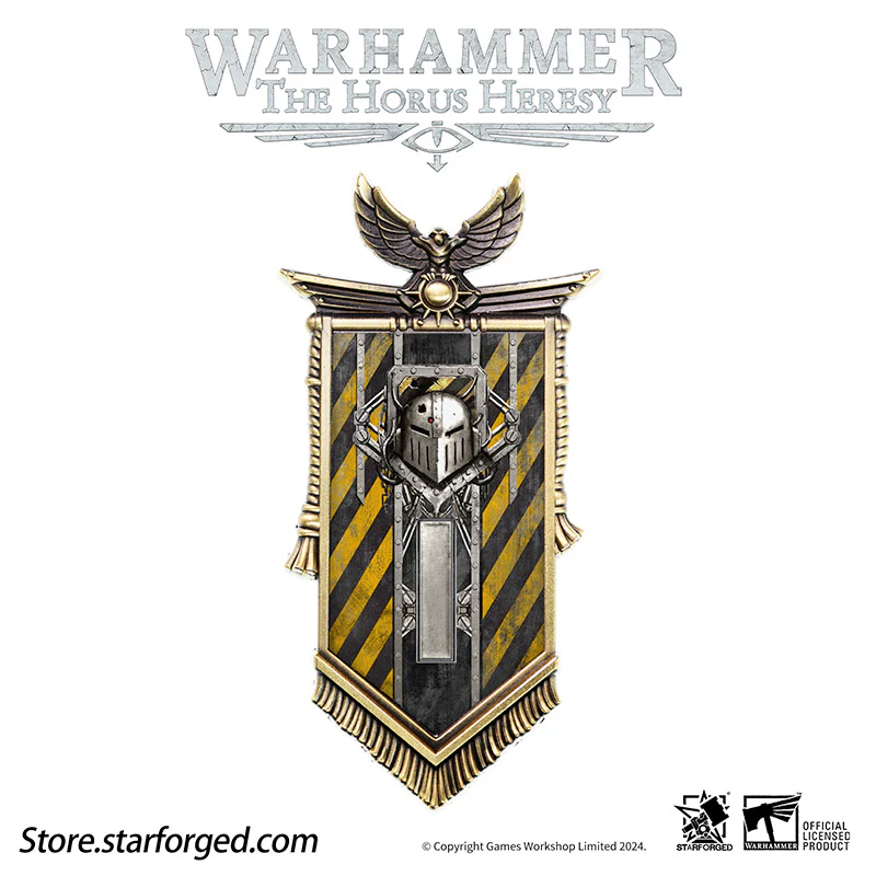 (STARFORGED) The Horus Heresy Legion Banner Magnet: Iron Warriors 3