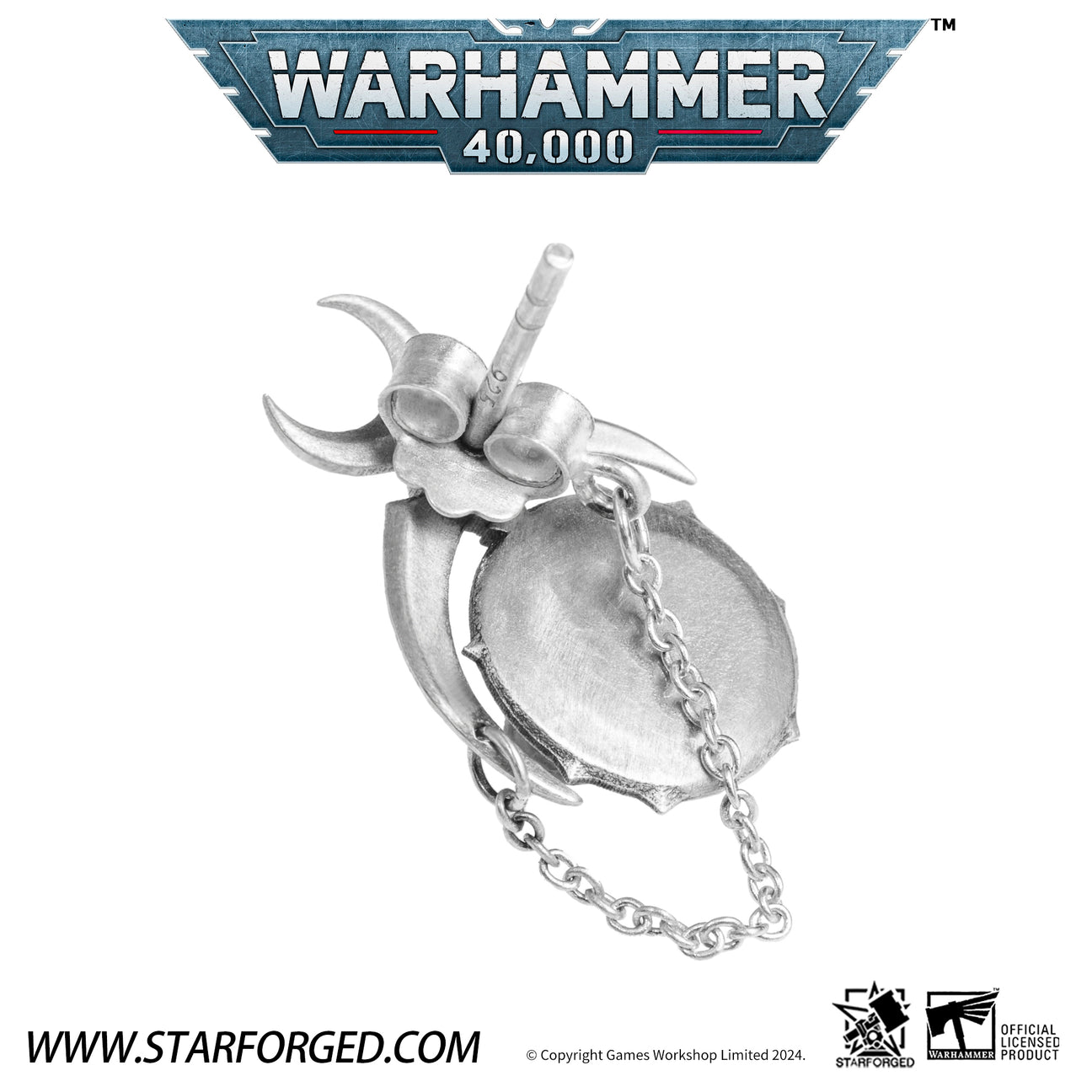 (STARFORGED) Fane of Slaanesh Earring (Sterling Silver)-1738393145-VgESu.jpg