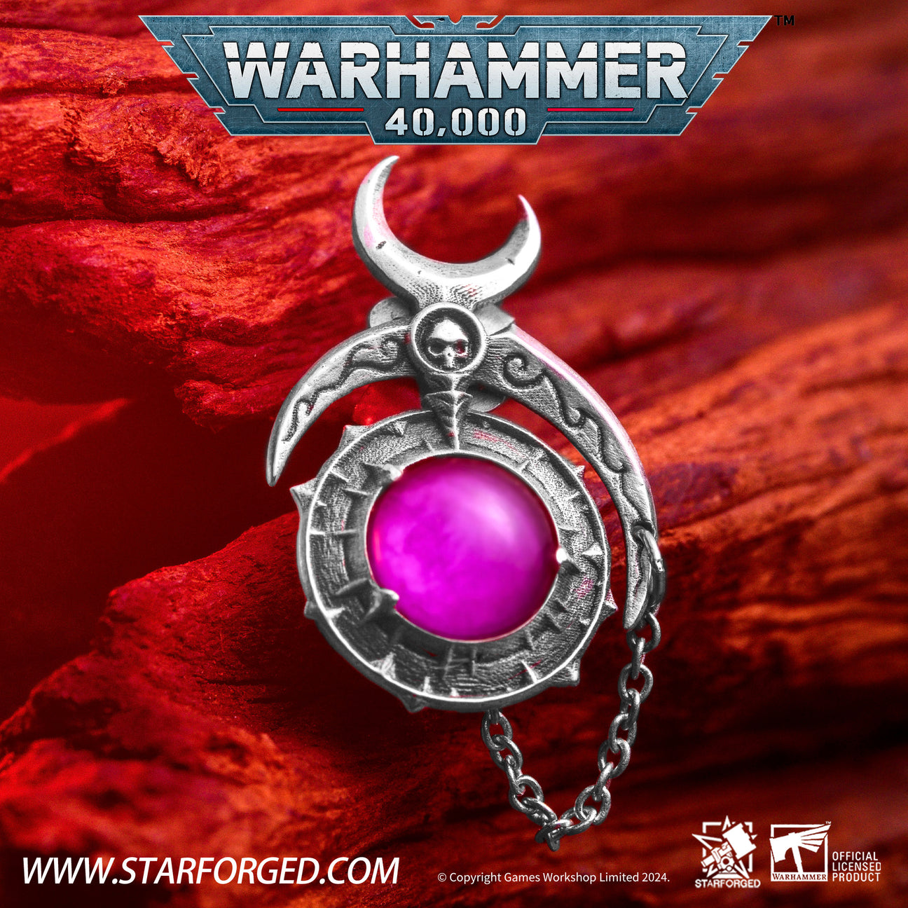 (STARFORGED) Fane of Slaanesh Earring (Sterling Silver)-1738393149-W7AFM.jpg