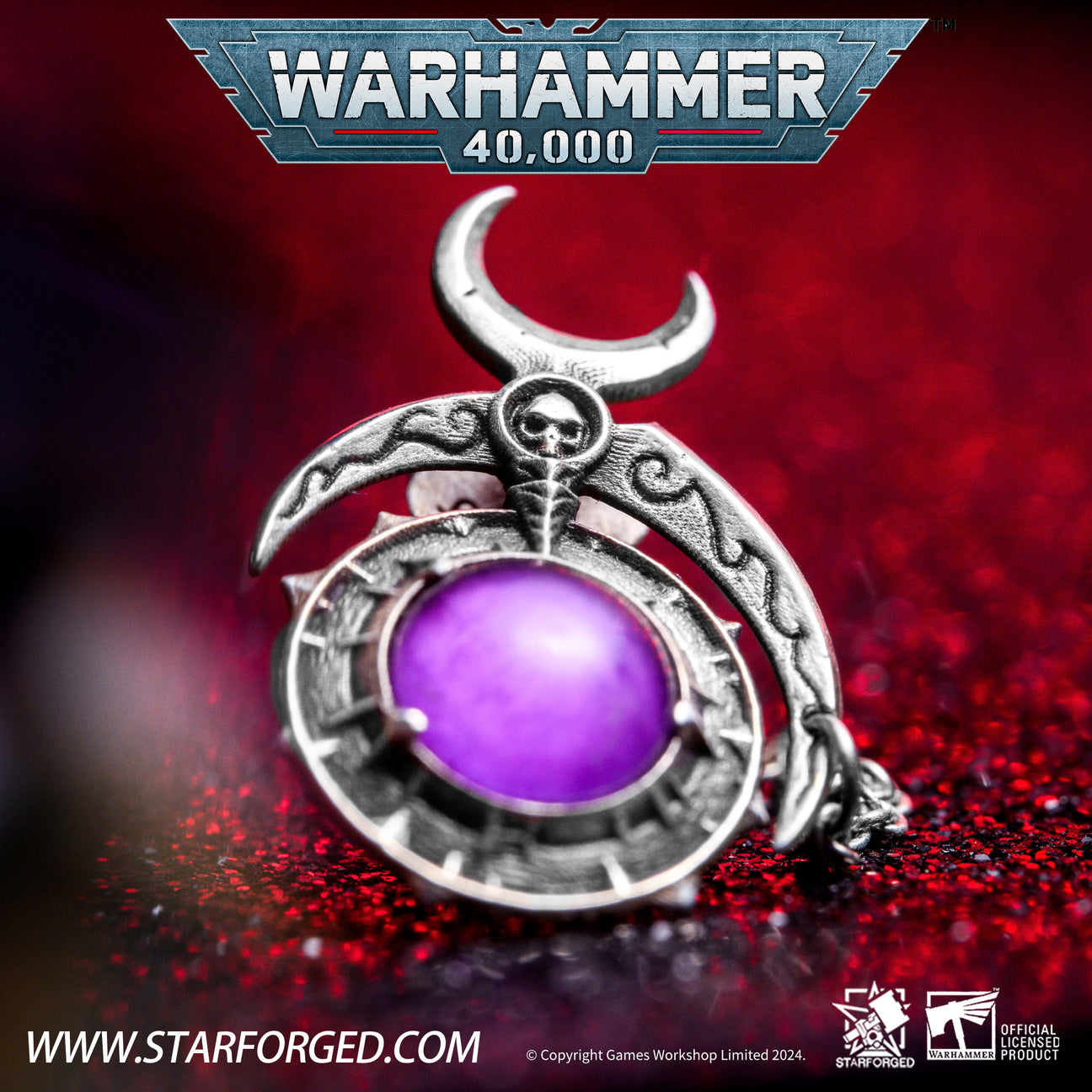 (STARFORGED) Fane of Slaanesh Earring (Sterling Silver)-1738393150-TKIl9.jpg