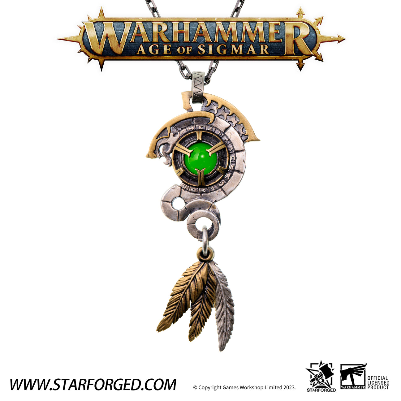 (STARFORGED) Seraphon Astrolith Necklace Copper (stainless steel chain)-1738395456-Mu0tJ.jpg