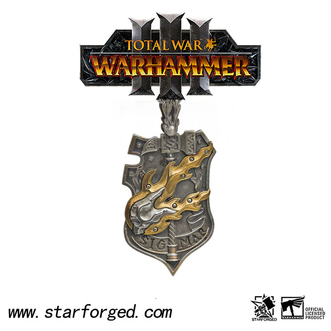 (STARFORGED) Crest of Sigmar Ascendant(Gold with Silver Chain)