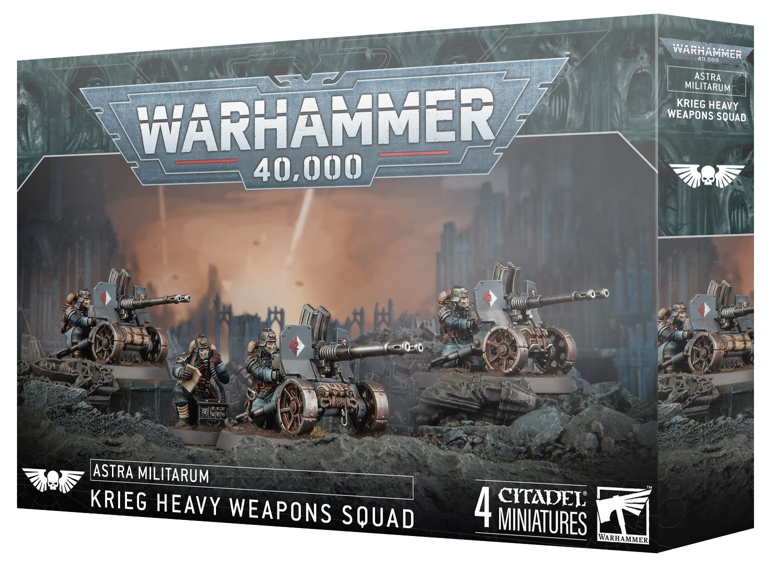 (PRE ORDER) ASTRA MILITARUM: KRIEG HEAVY WEAPONS SQUAD