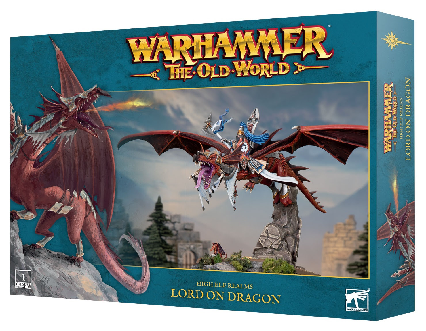 (PRE ORDER) HIGH ELF REALMS: LORD ON DRAGON