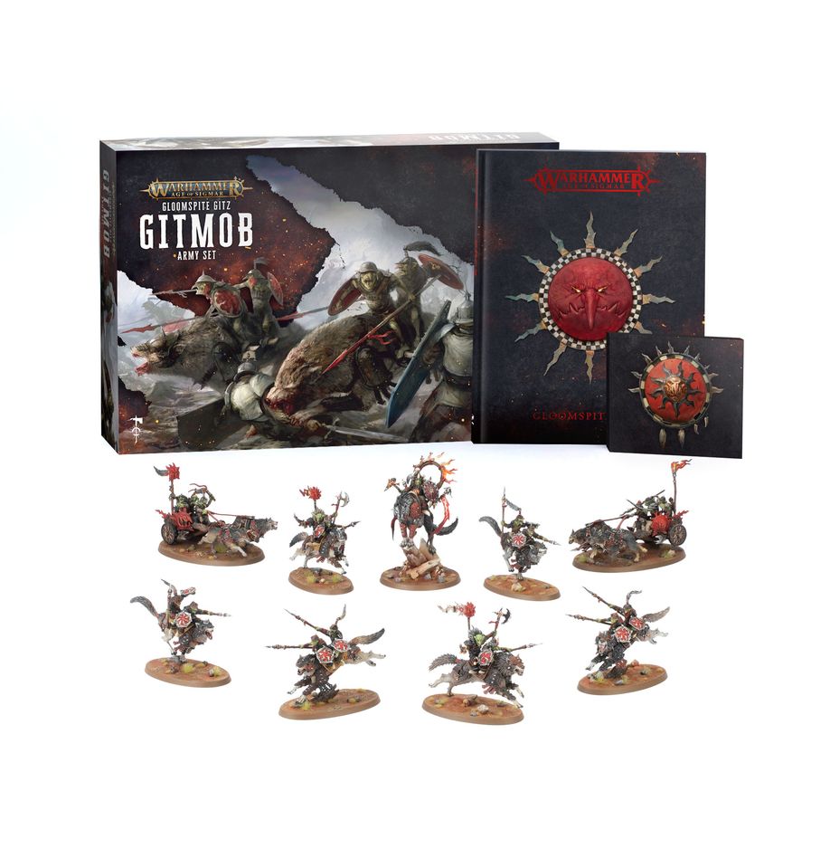 (PRE ORDER) GLOOMSPITE GITZ: GITMOB ARMY SET (ENG)