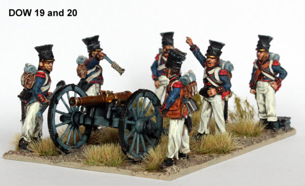 (PERRY MINIATURES) DOW 20 Regimental Foot Artillery crew in czapka (NO gun included, use with DOW 19)-1743527240-SuTKn.jpg