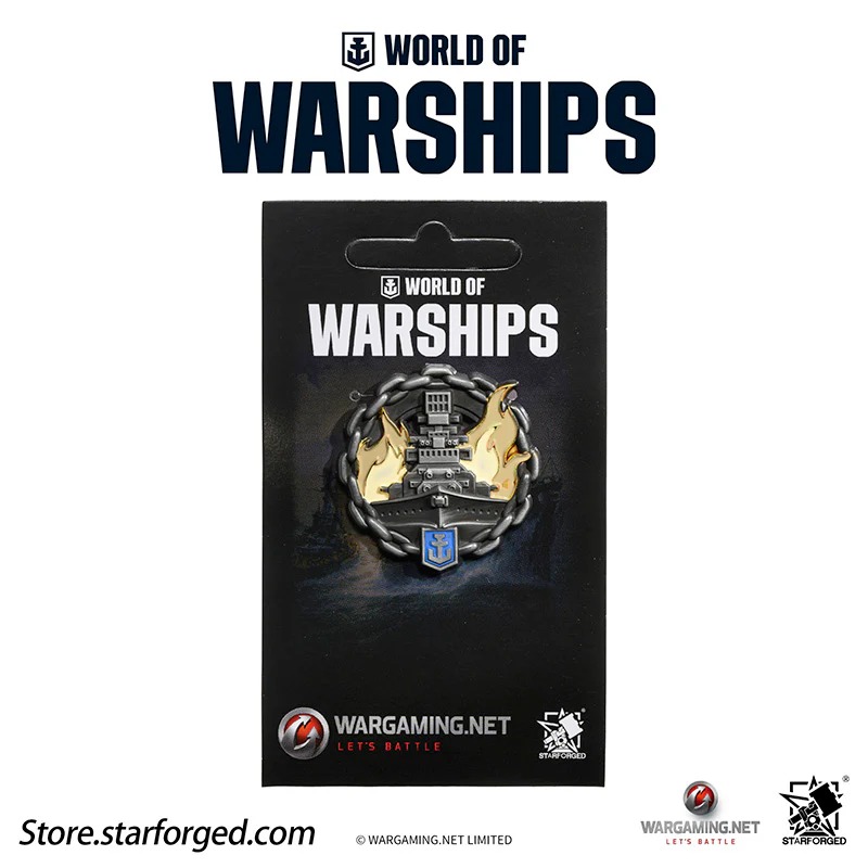 (STARFORGED) World of Warships Achievements Commemorative Pin Brooch Badge -  Fireproof-1754137152-lqJAL.jpg