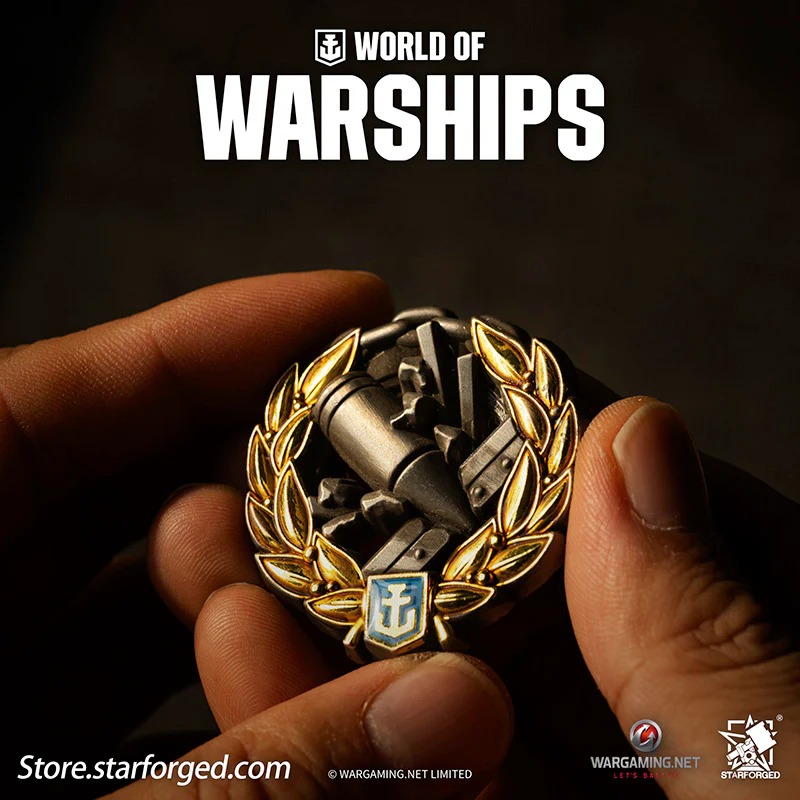 (STARFORGED) World of Warships Achievements Commemorative Pin Brooch Badge -  High Caliber-1754138621-rlnrX.jpg