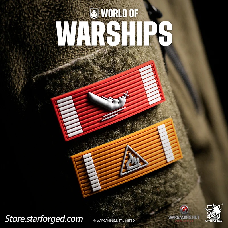 (STARFORGED) World of Warships Game Damage Counting Logo Velcro Men's Accessories -  Destroyed-1754145015-YqCOh.jpg