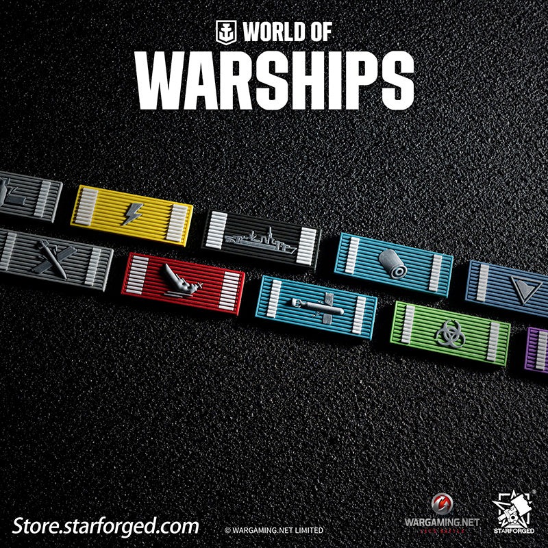 (STARFORGED) World of Warships Game Damage Counting Logo Velcro Men's Accessories -  Flood-1754145222-lEQcf.jpg