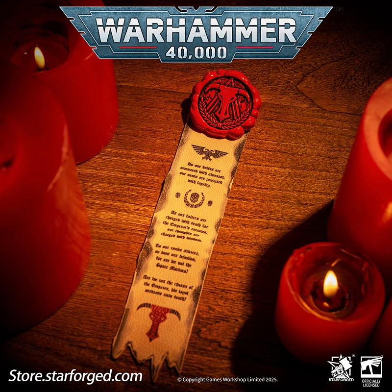 (STARFORGED) Warhammer 40K Purity Seal Minotaur Chapter Space Marine Badge Men's Accessories-1754157015-M4QL2.jpg
