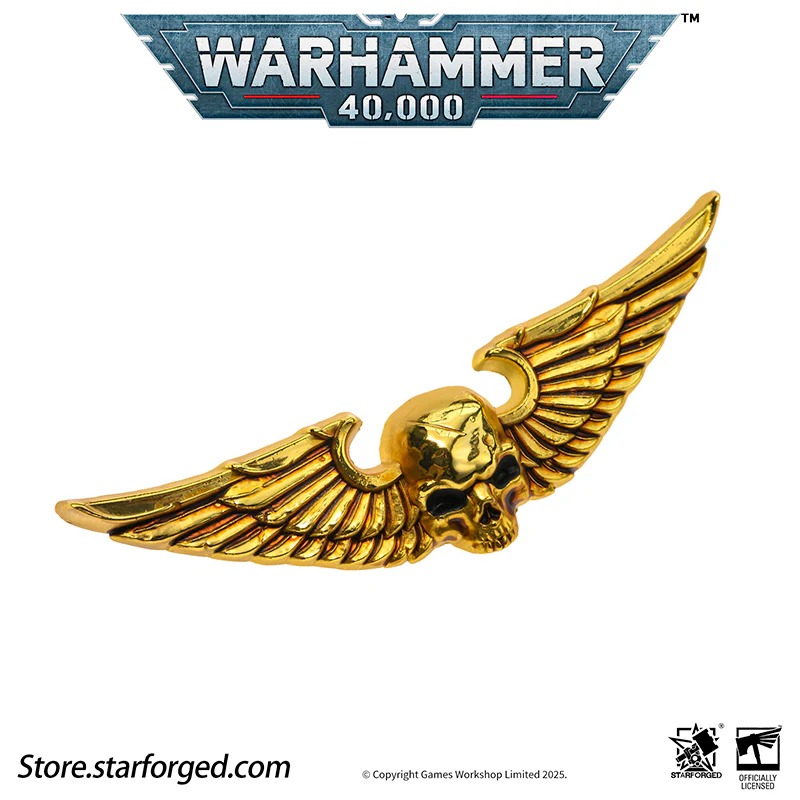 (STARFORGED) Warhammer 40K Imperial Aquila of Sanctuary / Wings of Astra Militarum Brooch Accessories Pin Badge-1754157178-NCFYB.jpg