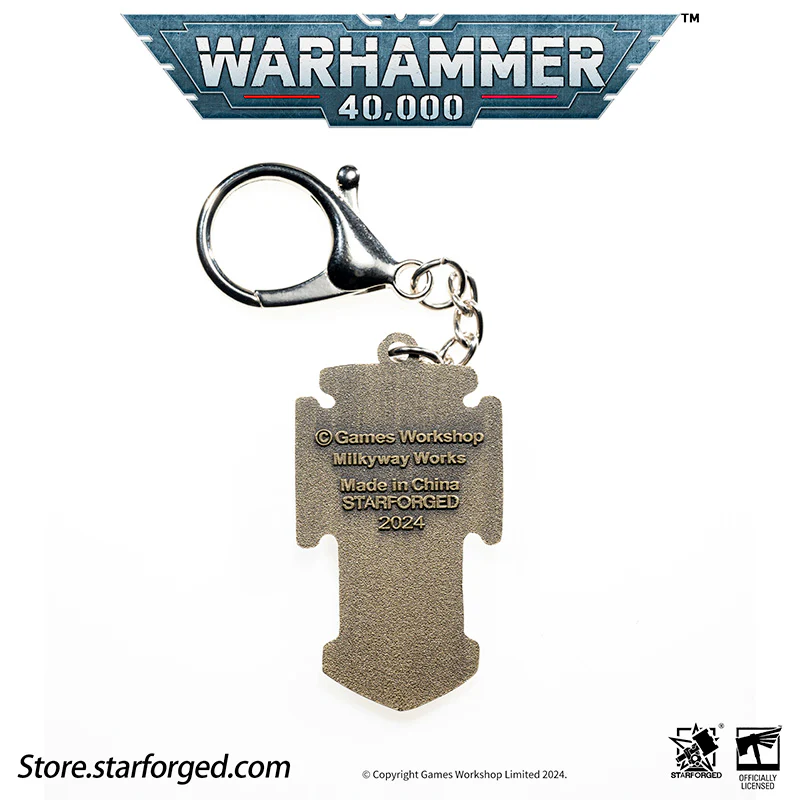 (STARFORGED) Warhammer 40K Space Marines Relic Storm Shield Keychain-1764510626-pG30G.webp
