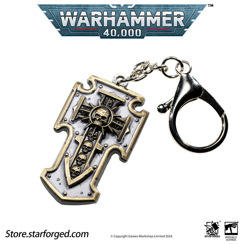 (STARFORGED) Warhammer 40K Space Marines Relic Storm Shield Keychain-1764510627-BypyR.webp