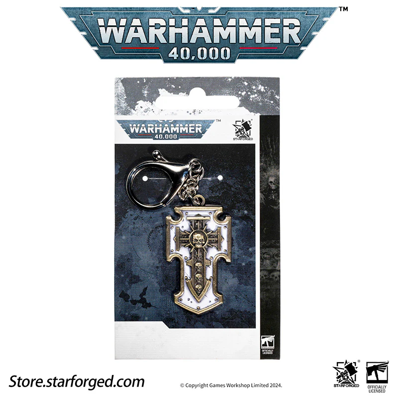 (STARFORGED) Warhammer 40K Space Marines Relic Storm Shield Keychain-1764510628-1wgEB.webp