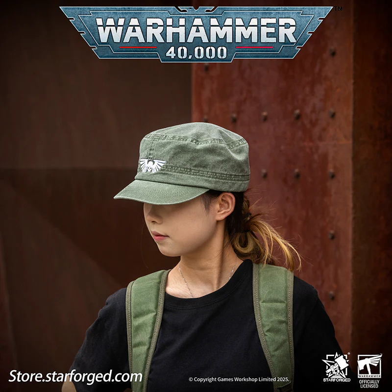 (STARFORGED) Astra Militarum Cap - Worn Olive Green-1775996322-QC1rr.webp