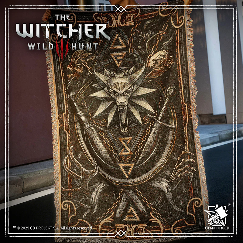 (STARFORGED) Witcher3 Themed Blanket:  The Protection of Kaer Morhen-1776086752-Br1FI.webp