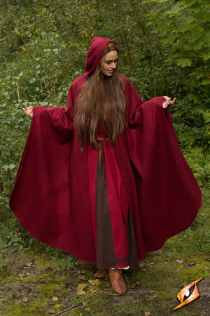 (Epic Armoury) Cape Godfrey Wool - Dark Red - L/XL-1779876427-AIZ7r.webp