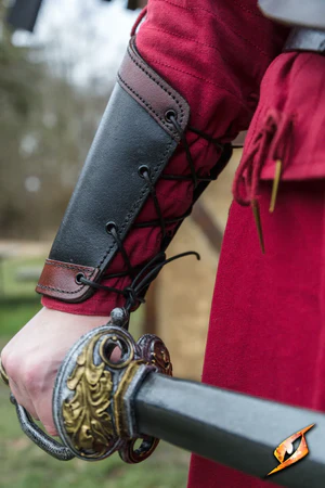 (Epic Armoury) Bracers Warrior - Black/Red - M-1779877669-B6drP.webp