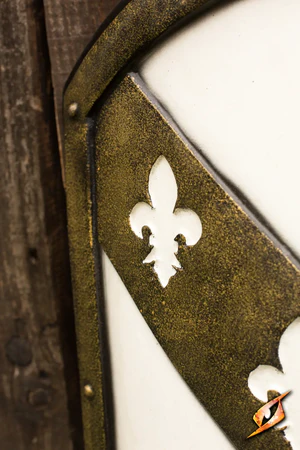 (Epic Armoury) Foam: Lion Shield - White/Gold-1779878677-ea9l2.webp
