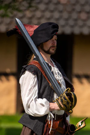 (Epic Armoury) Foam: Broad Sword - Gold/Steel - 100cm