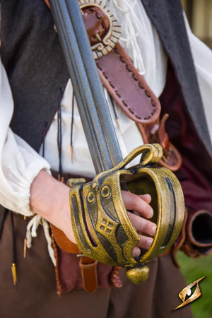 (Epic Armoury) Foam: Broad Sword - Gold/Steel - 100cm-1779880509-7GhGw.webp