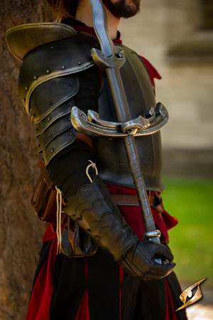 (Epic Armoury) Foam: Landsknecht Flamberge - Steel/Black - 150cm-1779903438-e7aL6.webp