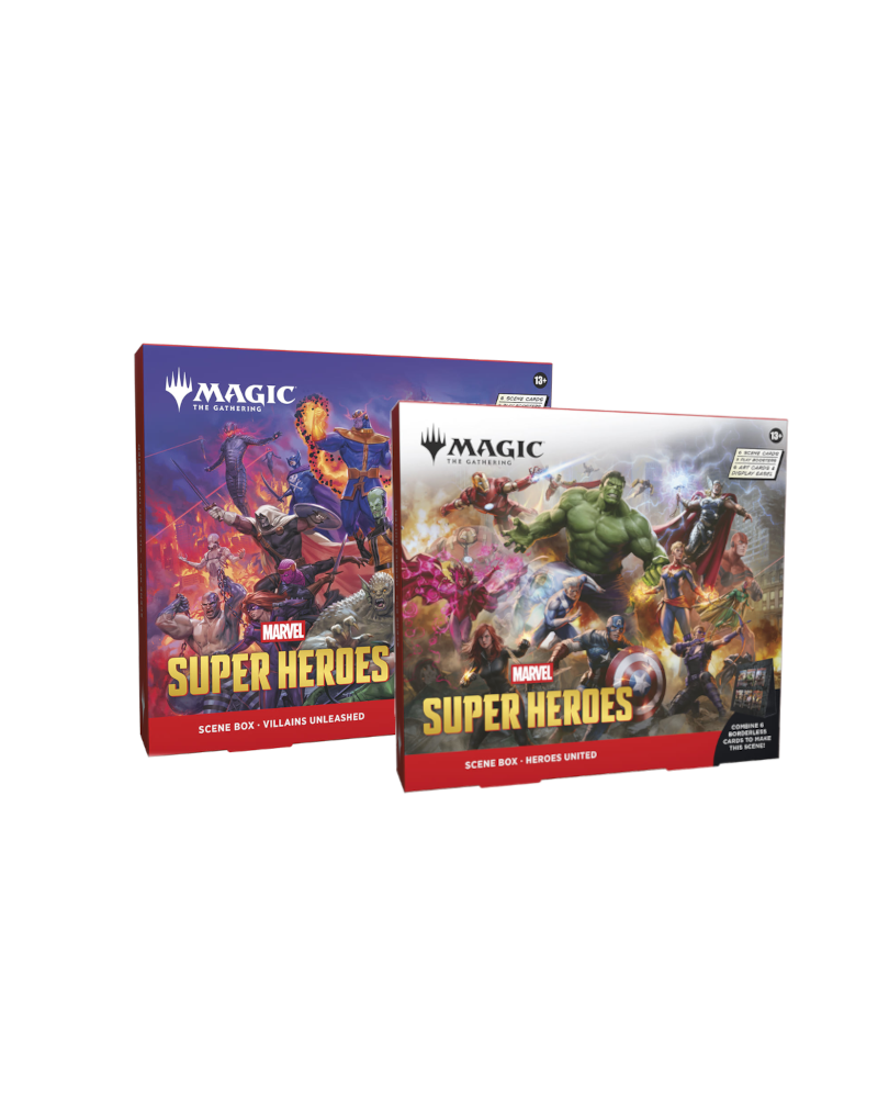 Magic The Gathering Marvel Super Heroes - Heroes United And Villains Unleashed Scene Box