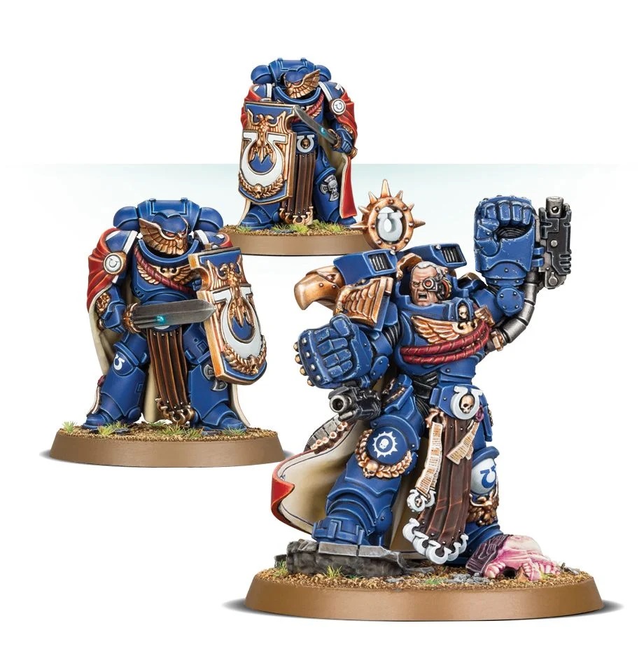 WARHAMMER 40K MARNEUS CALGAR WITH VICTRIX HONOUR GUARD